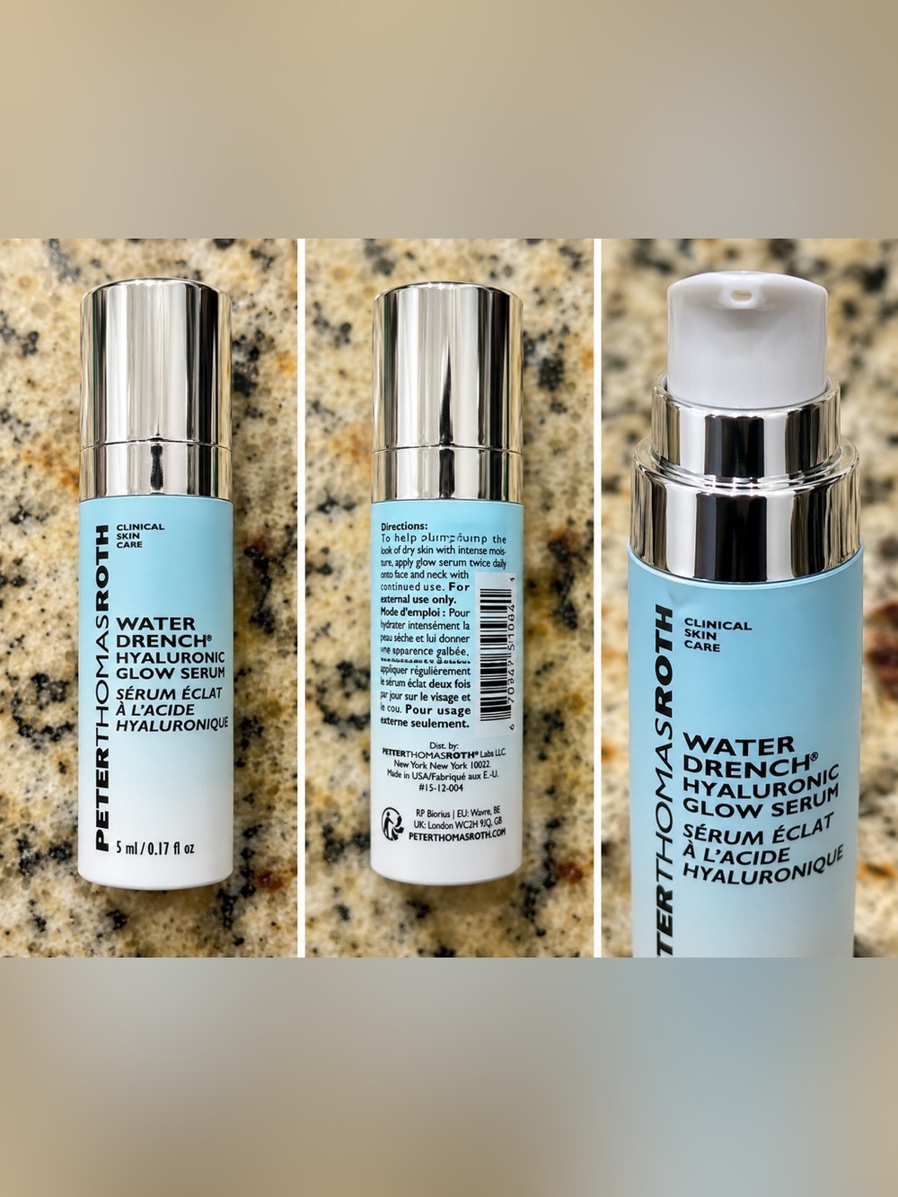 Peter Thomas Roth Water Drench Hyaluronic Glow Serum Mini 5mL Travel Size